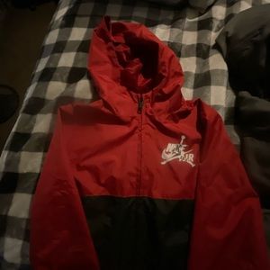 Red black Nike jacket good condition